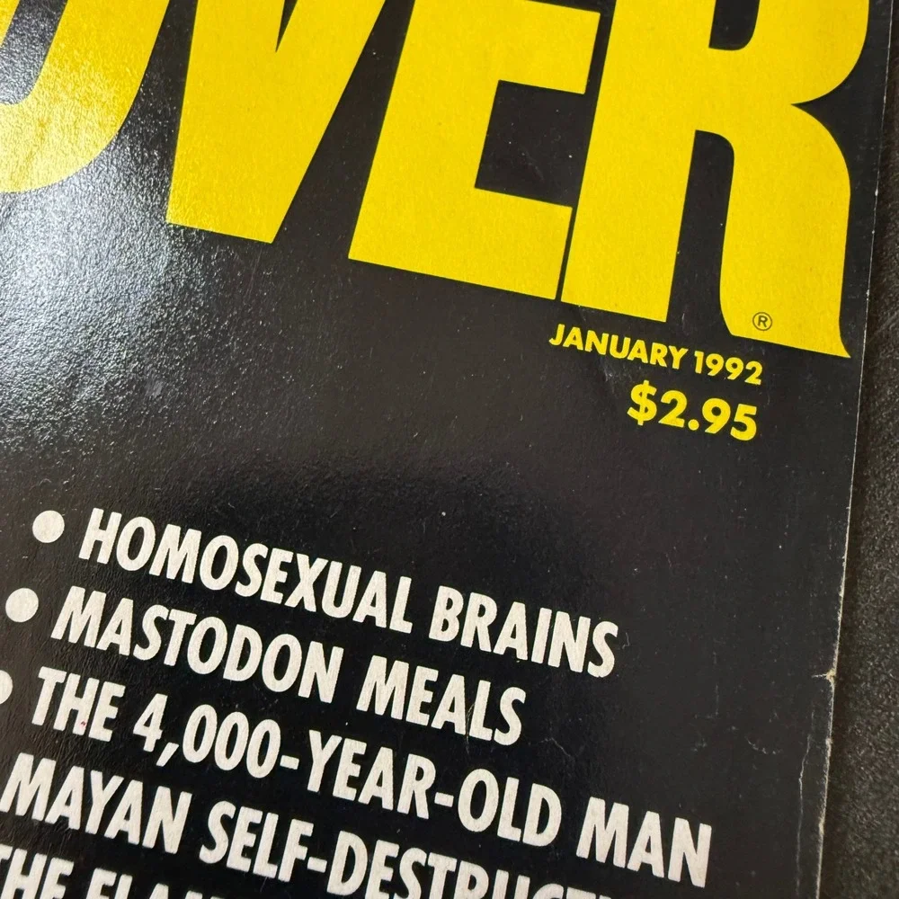Discover Magazine January 1992 Special Issue‎ Year in Science Top 50 Science